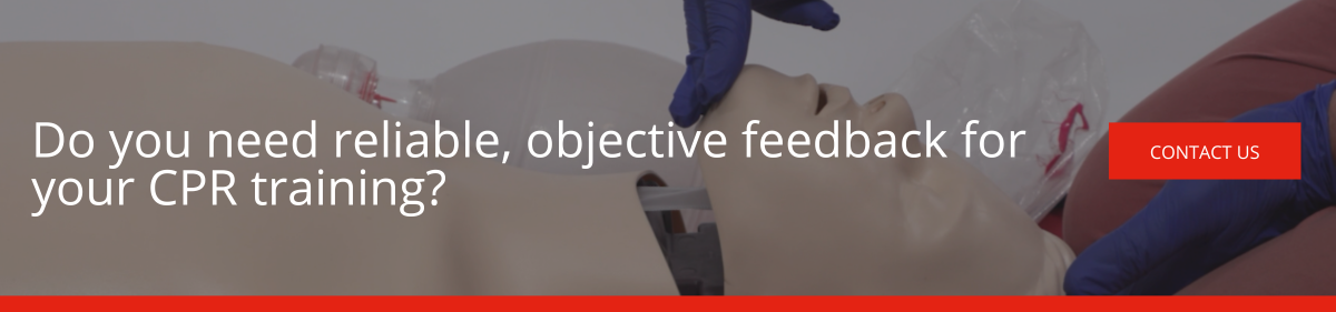 a CTA image encouraging readers to use objective feedback for their CPR training